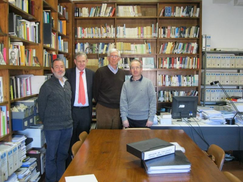 16. Barcelona, amb Jon Arrizabalaga, Pedro Gil Sotres i Fernando Salmón, els membres del nou comitè editorial de les AVOMO (2013).