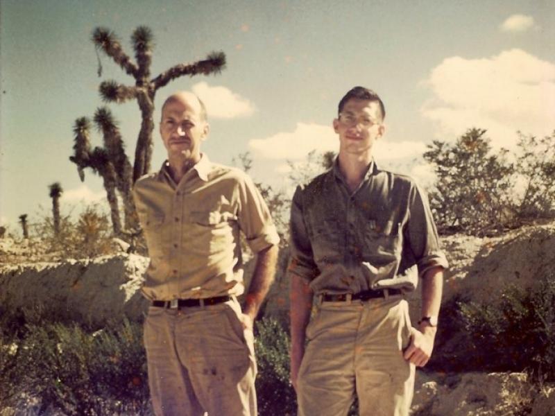3. Jalisco (Mèxic), amb el seu pare Rogers McVaugh (estiu de 1956).