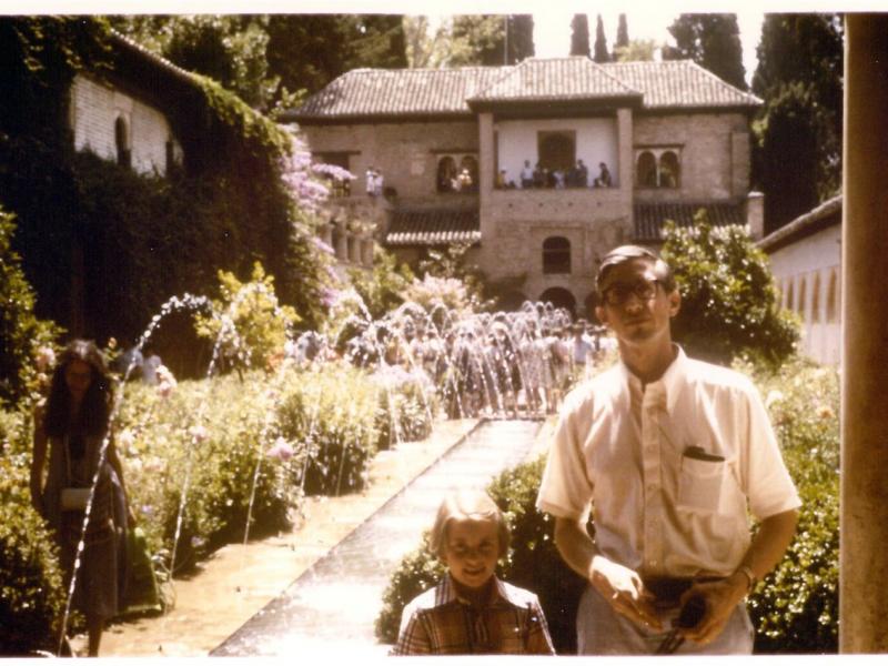 5. Granada, with Susana García Martínez, Luis García Ballester's daughter (summer 1977).