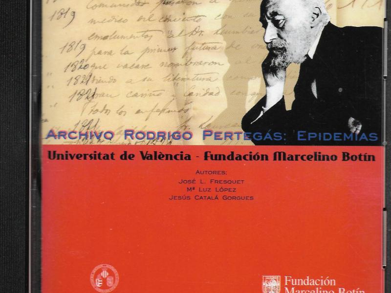 Cover of one of the CD-ROMs of the Archivo Rodrigo Pertegàs.